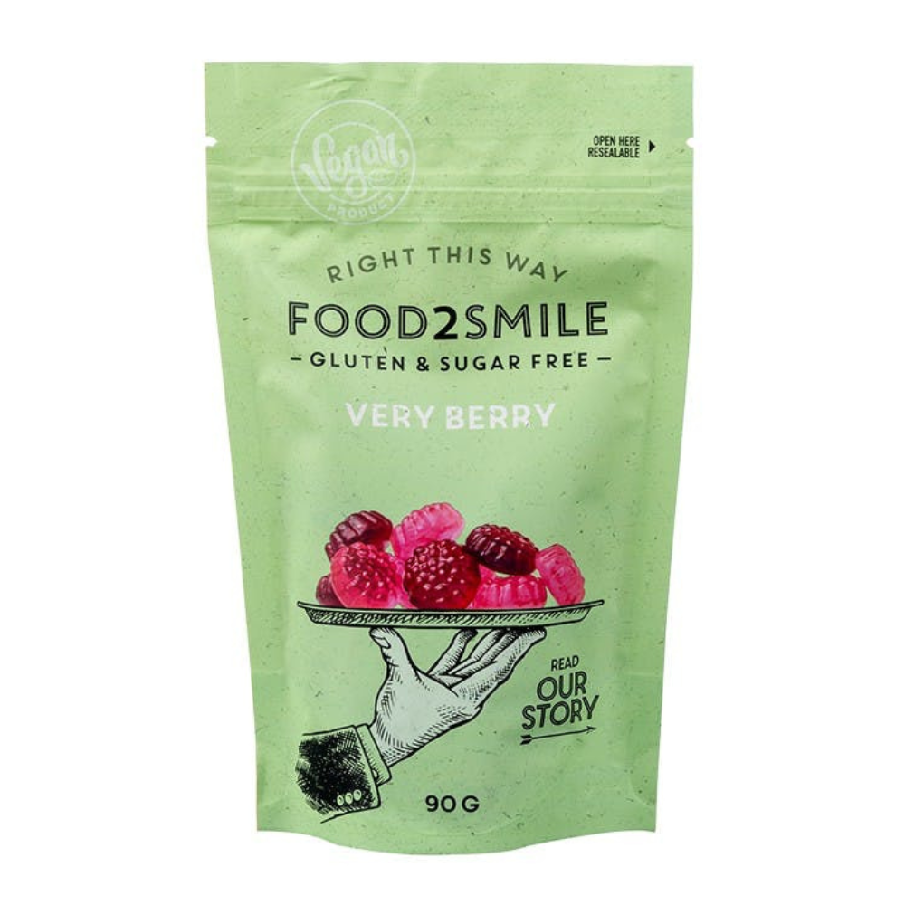 Food2Smile suhkruvabad kummikommid veryberry