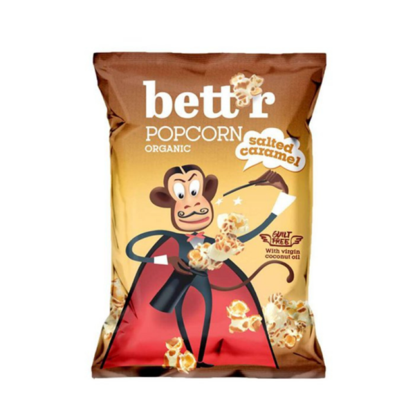 Smart Organic Bett'r soolakaramelliga popcorn, 60g